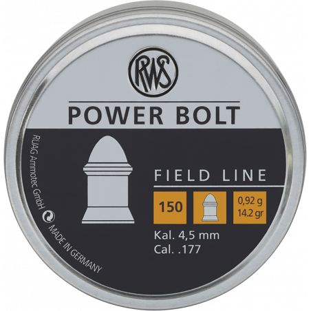RWS DIABOLO POWER BOLT 4,5 MM 0,92 G | SHOOTINGSTORE AUSTRIA