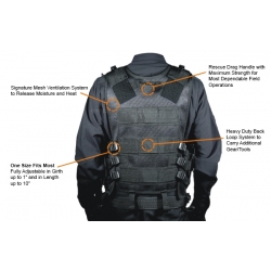 UTG 547 Law Enforcement Tactical Vest Black